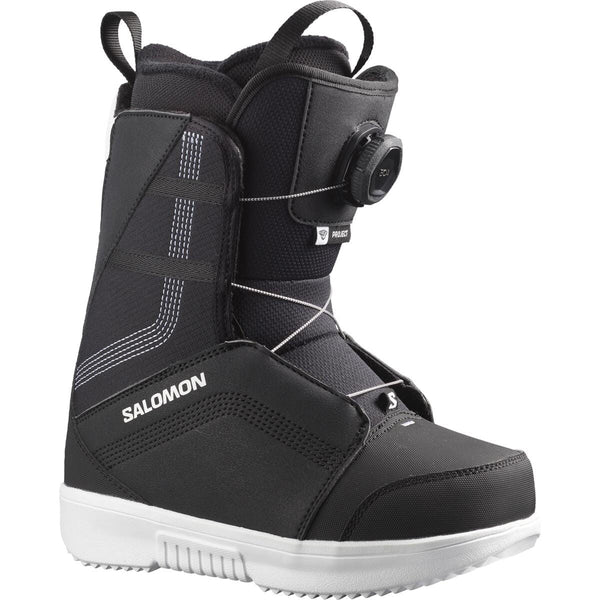 Salomon SNOWBOARD - Boots Salomon *23W*  JR Snbd Boots Project Boa Black/Black/Wht