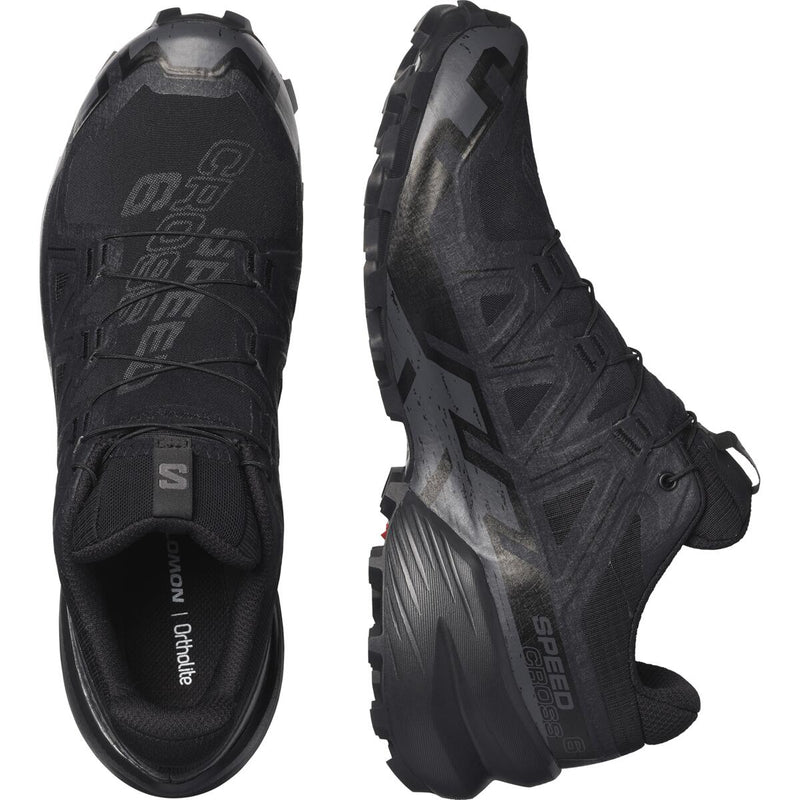 Salomon CLOTHING - Footwear - Shoe Salomon *23W*  Men's Speedcross 6 GTX Black/Black/Phant