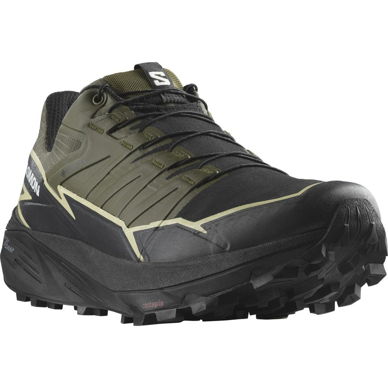 Salomon CLOTHING - Footwear - Shoe Salomon *23W*  Men's Thundercross GTX OlvNig/Black/Alfa