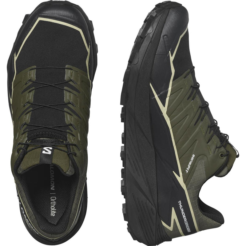 Salomon CLOTHING - Footwear - Shoe Salomon *23W*  Men's Thundercross GTX OlvNig/Black/Alfa