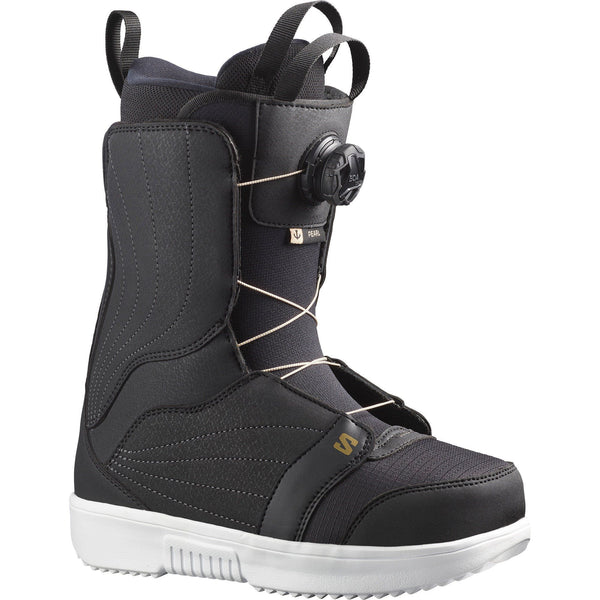 Salomon SNOWBOARD - Boots Salomon *23W*  Snbd Boots Pearl Boa Black/White/Gold