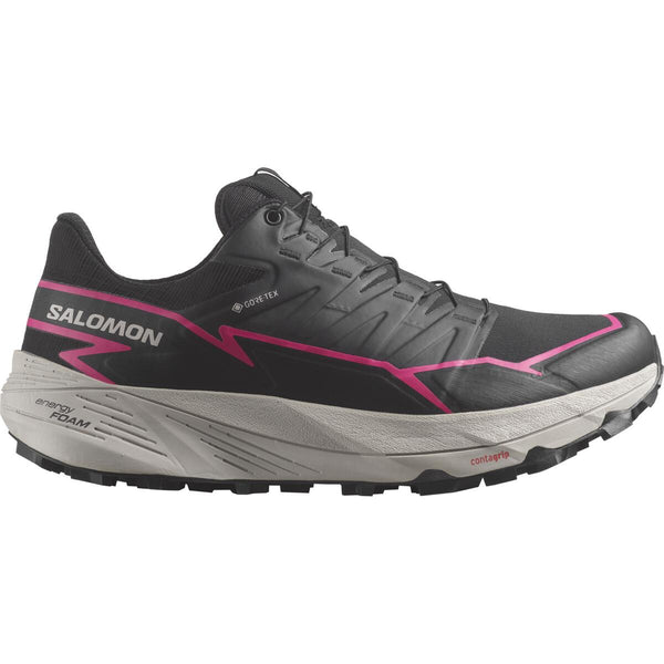Salomon CLOTHING - Footwear - Shoe Salomon *23W*  Women's Thundercross GTX  Black/Black/Pin