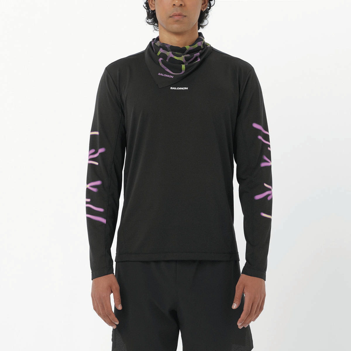Salomon CLOTHING - Men - Apparel - Top Salomon *26S*  SHKout CORE LS TEE GFX M