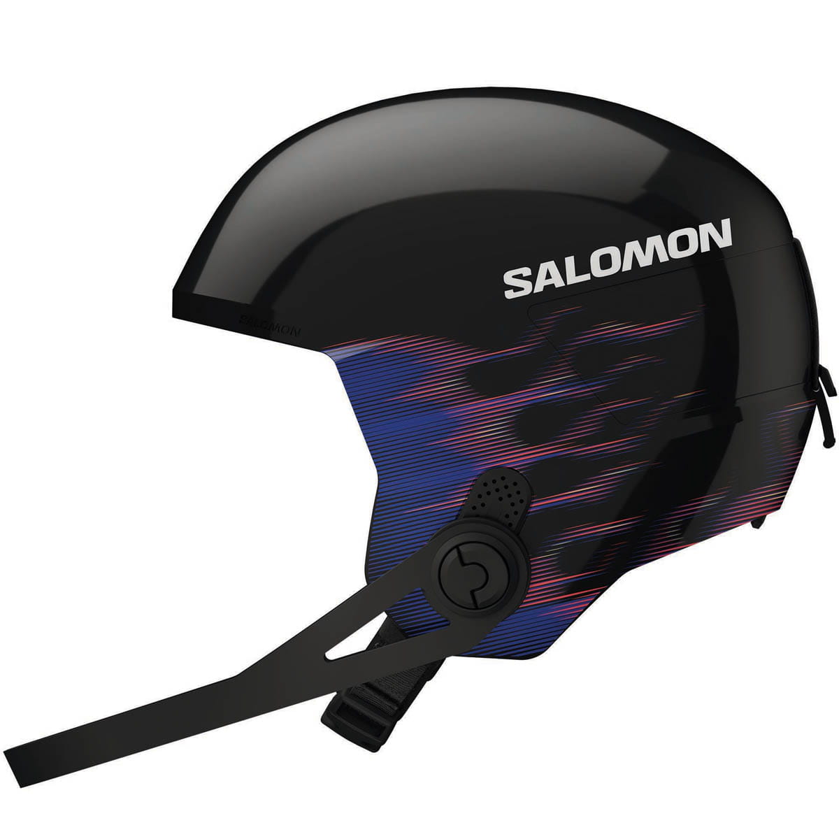 Salomon SKI - Helmets Salomon *26W* Helmet Wquipe Jr FIS + Chin Black/Flame