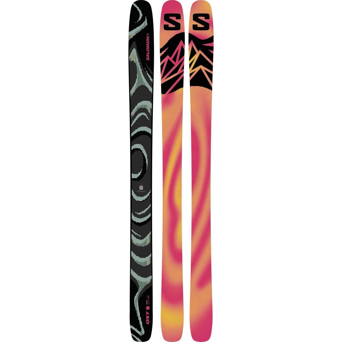 Salomon SKI - Skis Salomon *26W*  N QST 100 BLACK Black/Iceb