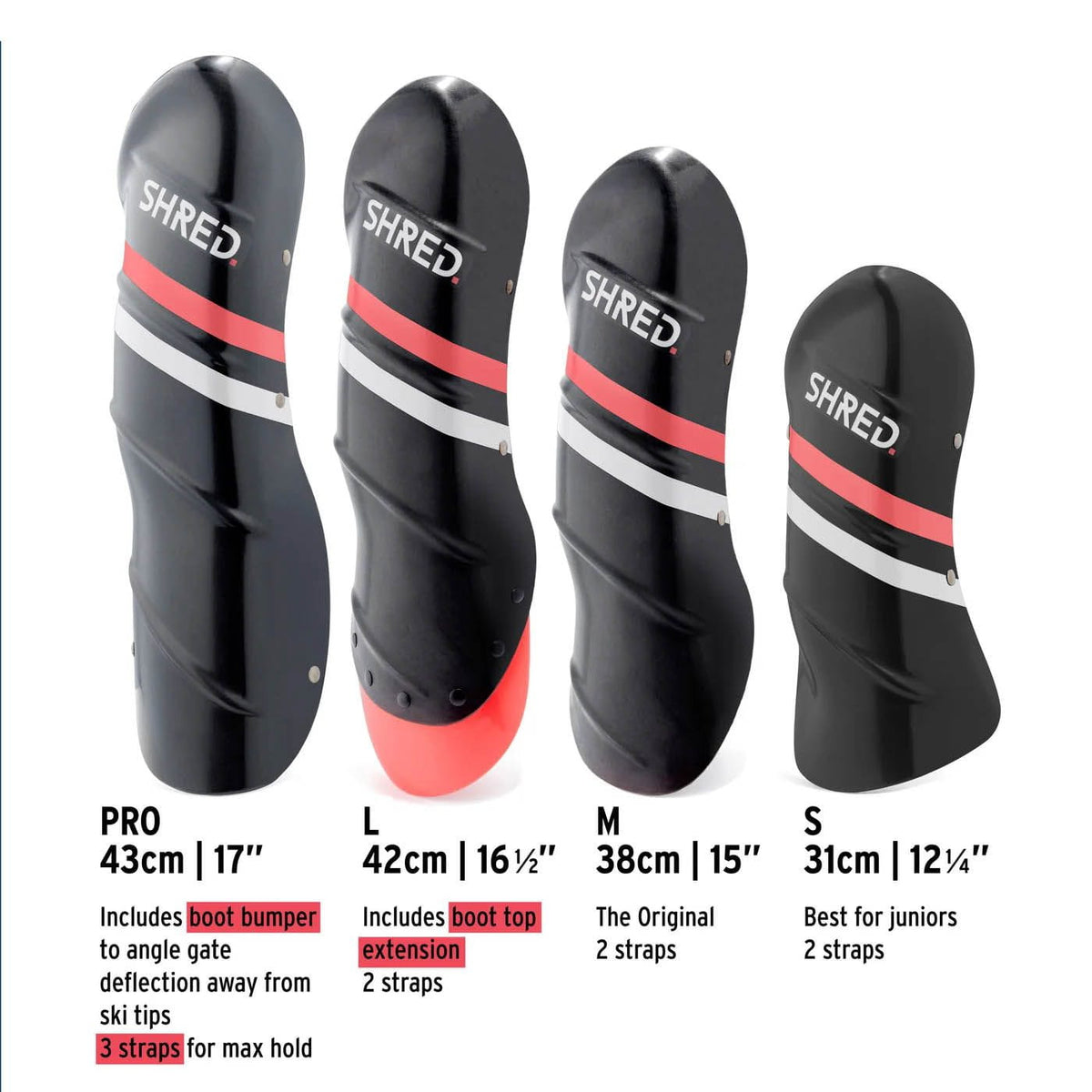 Shred SKI - Race Protection Shred *26W* Shin Guards Carbon
