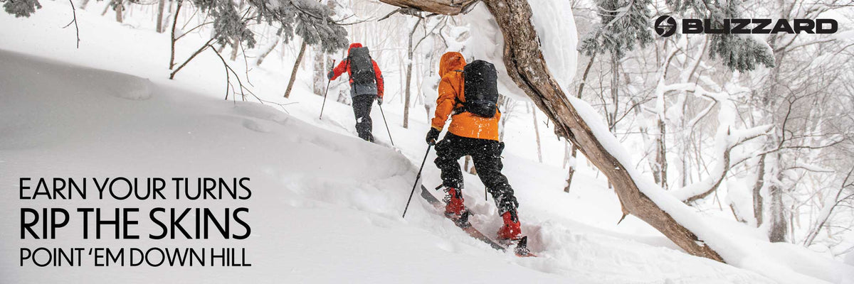 2 skiers in the backcountry