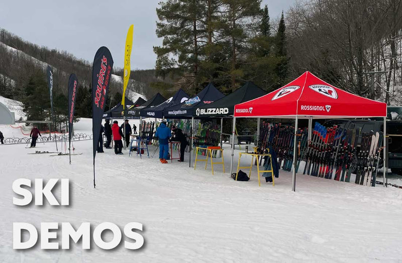Picture of a ski demo day