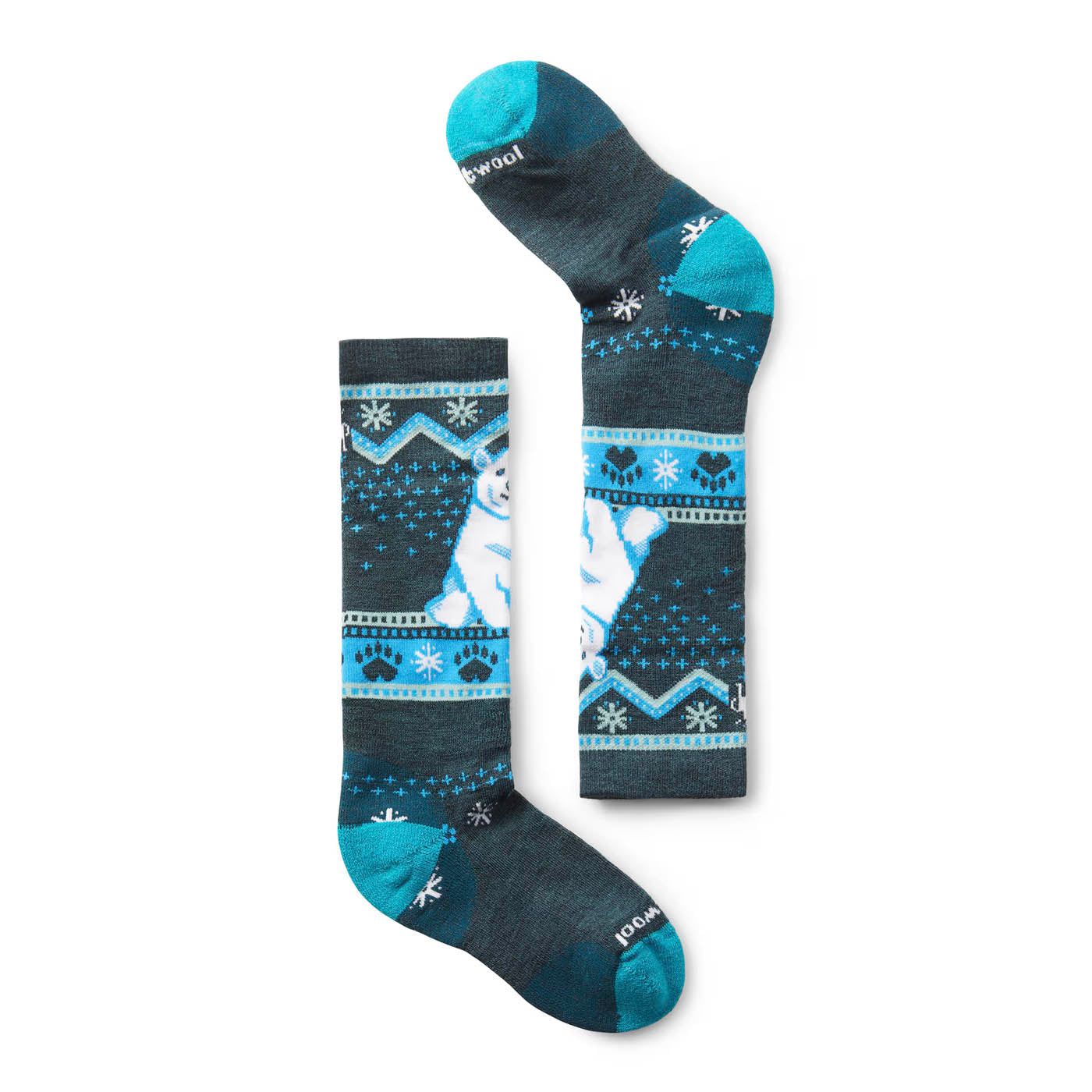 Kids' Wintersport Full Cushion Polar Bear OTC Socks Smartwool