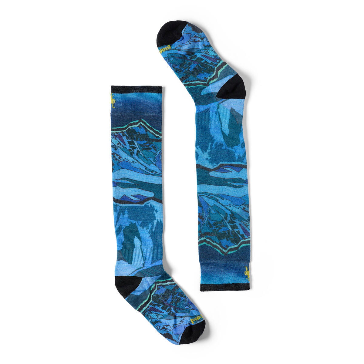 Smartwool CLOTHING - Socks Smartwool *26W*  Junior Ski Zero Cushion Storm Peak Print OTC Socks