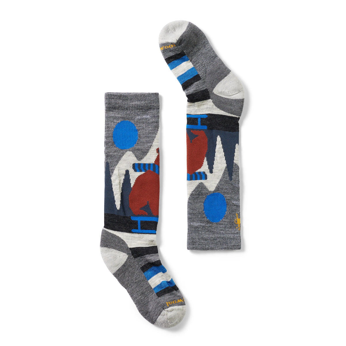 Smartwool *26W*  Kids' Ski Light Cushion Sleigh Bear OTC Socks Smartwool