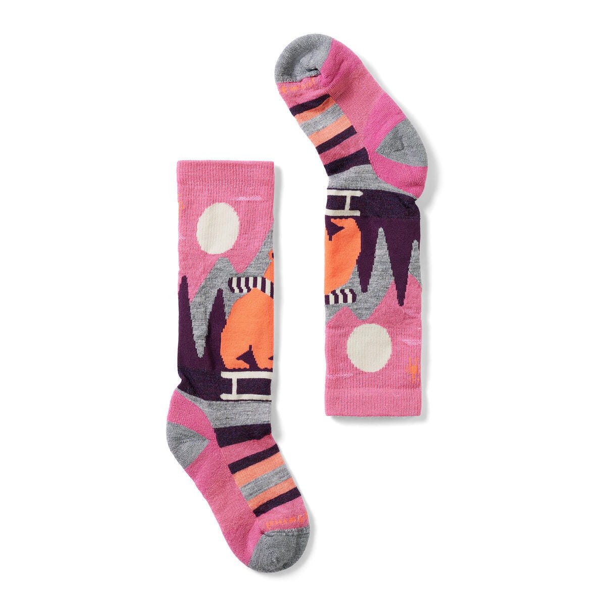 Smartwool *26W*  Kids' Ski Light Cushion Sleigh Bear OTC Socks Smartwool