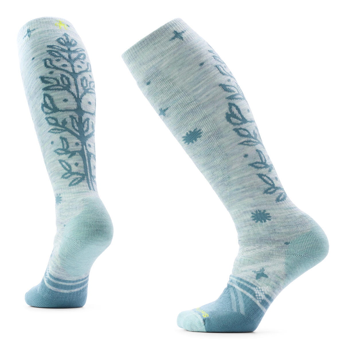 Smartwool CLOTHING - Socks Smartwool *26W*  Women's Ski Full Cushion Ice Blossom OTC Socks