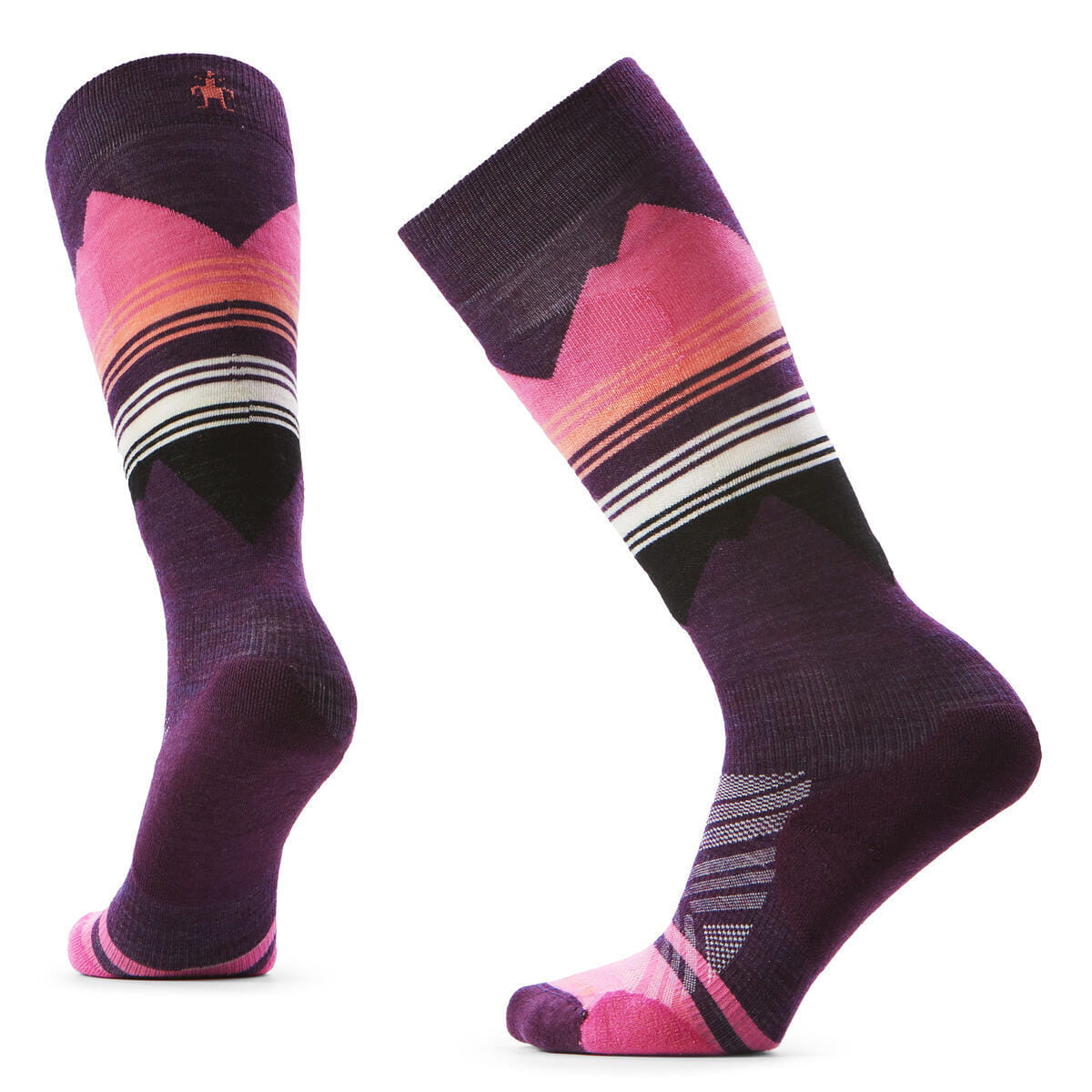 Women's Ski Targeted Cushion Pattern OTC Socks Smartwool
