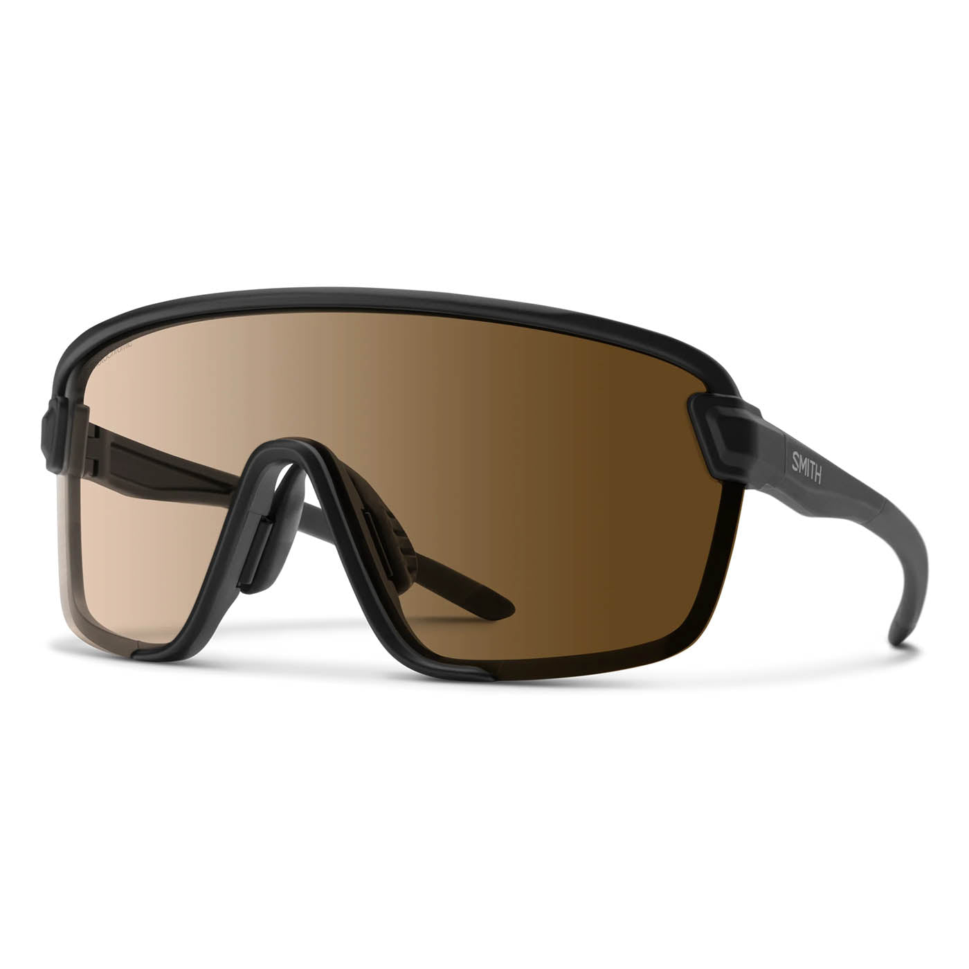 Smith Sunglasses Bobcat Sunglasses Matte Black, ChromaPop Photochromic Brown
