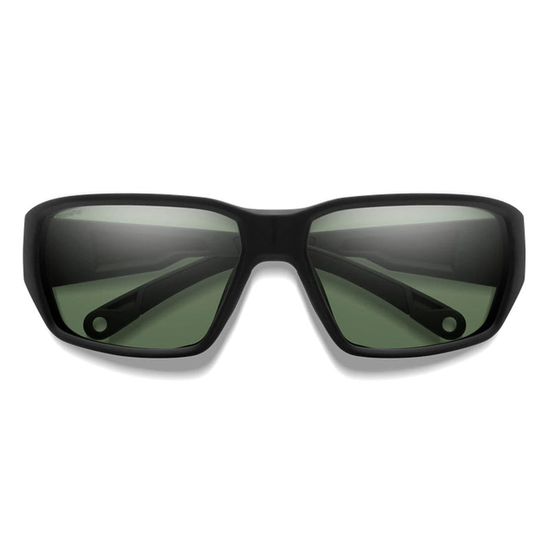 Hookset Sunglasses Matte Black | CP Polarized Gray Green Smith