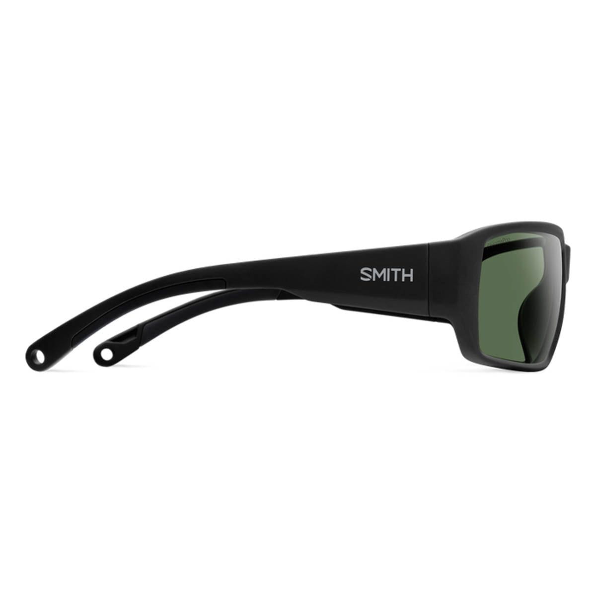 Hookset Sunglasses Matte Black | CP Polarized Gray Green Smith