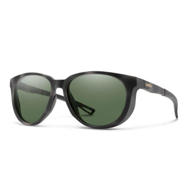 Seeker Sunglasses Matte Ash Tortoise |CP Polarized Gray Green Smith