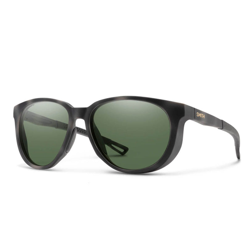 Seeker Sunglasses Matte Ash Tortoise |CP Polarized Gray Green Smith
