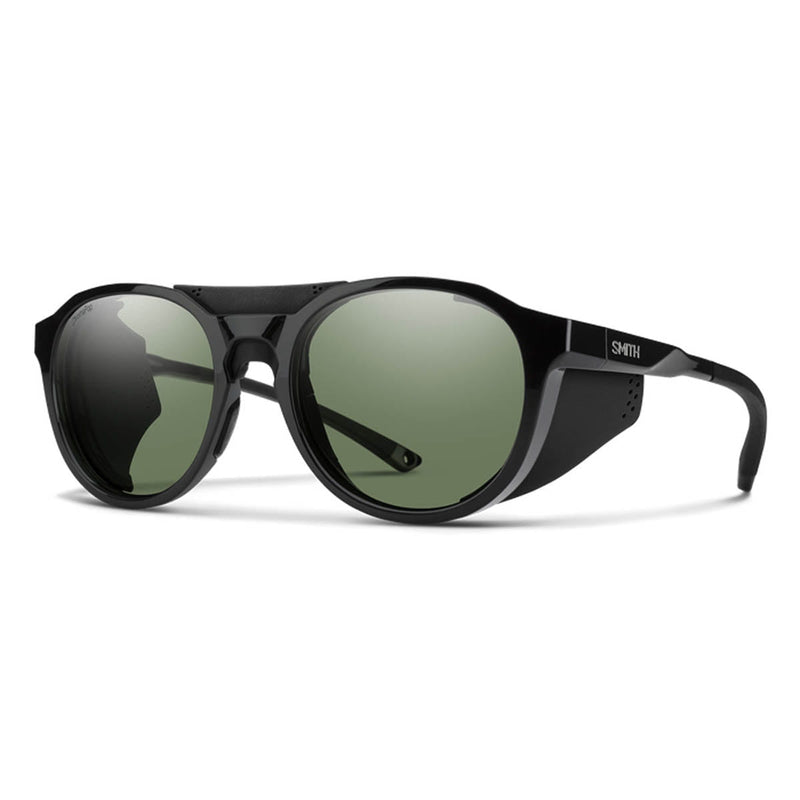 Venture Sunglasses Black | CP Polarized Gray Green Smith