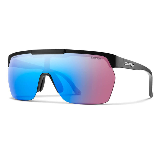 XC Sunglasses Matte Black | CP Low Light Rose Blue Mirror Smith