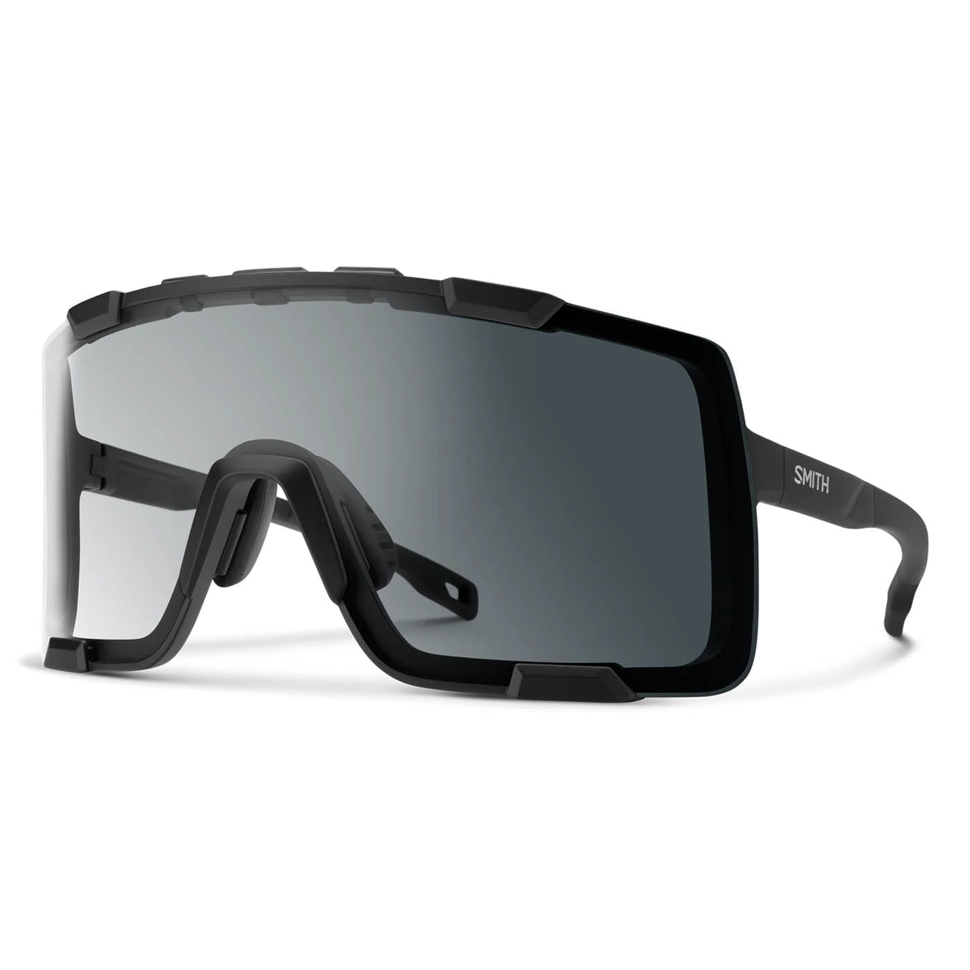 Smith Sunglasses Syncline Sunglasses Matte Black, ChromaPop Photochromic Clear To Gray