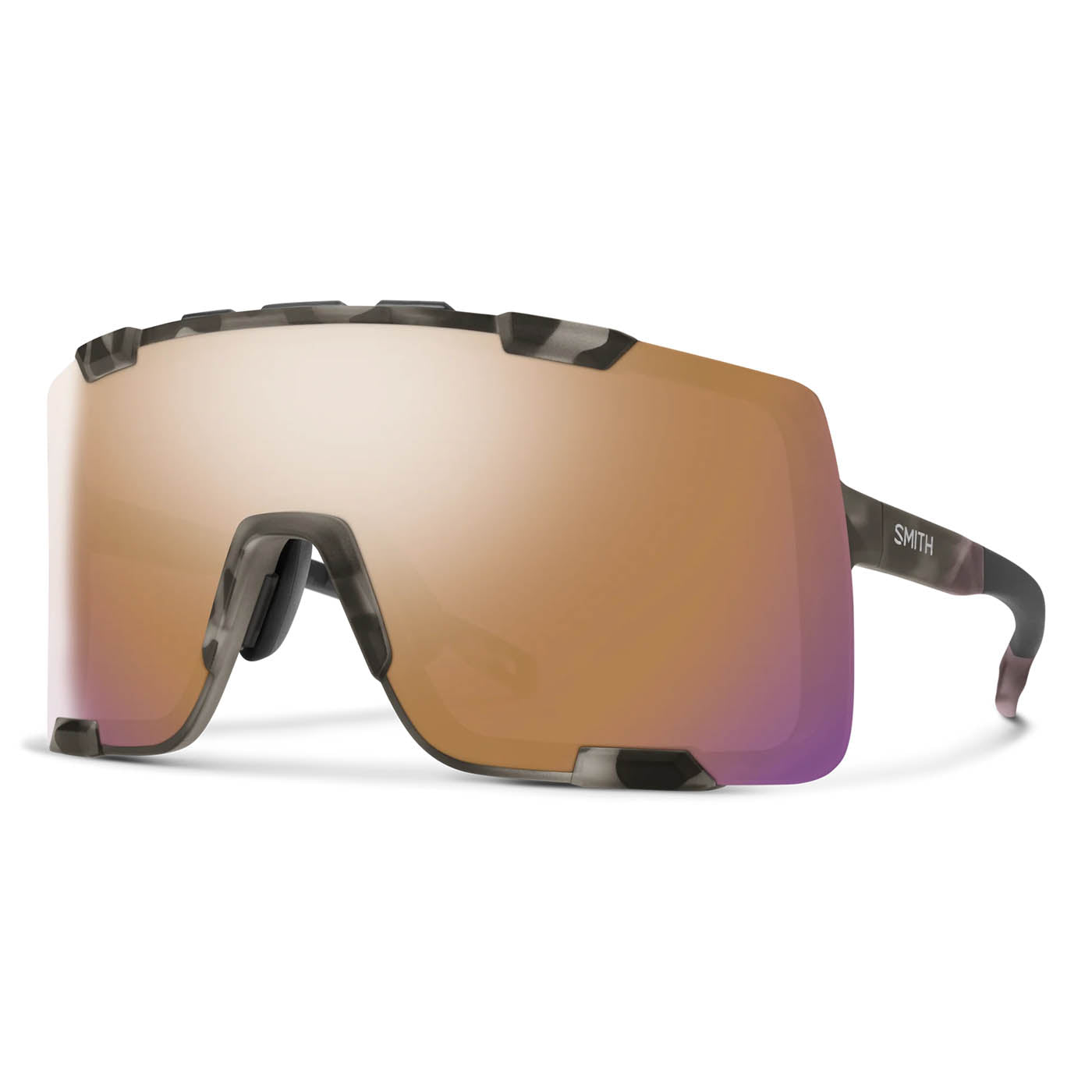 Smith Sunglasses Syncline Sunglasses Matte Salt Haze, ChromaPop Rose Gold Mirror