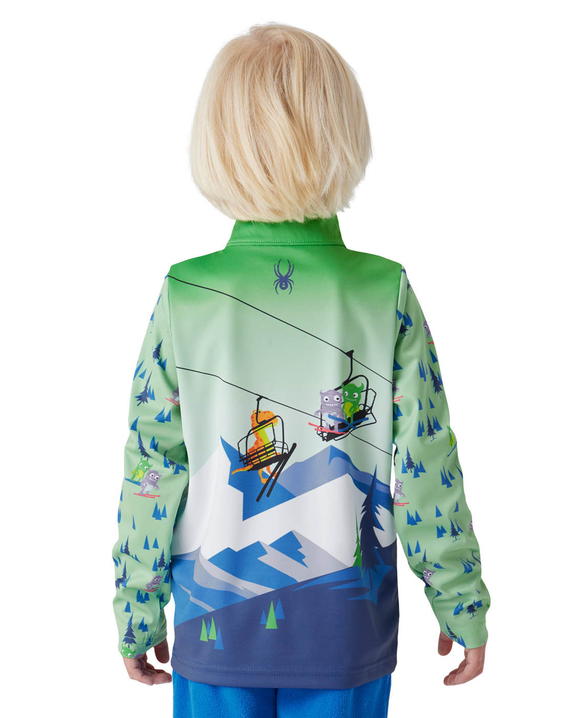 Spyder Pullover Boy's Challenge 1/2 Zip