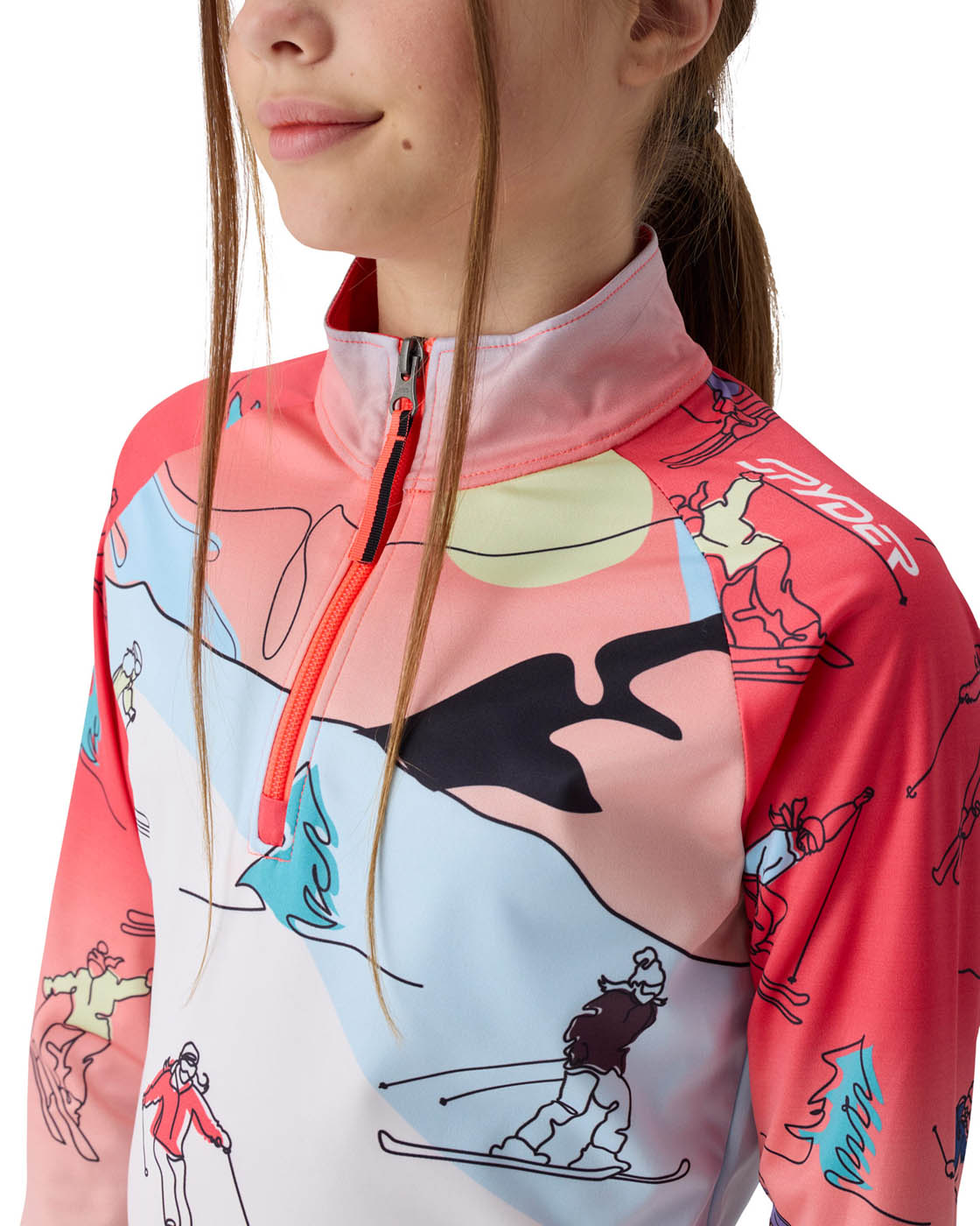 Girl's Surface 1/2 Zip Spyder