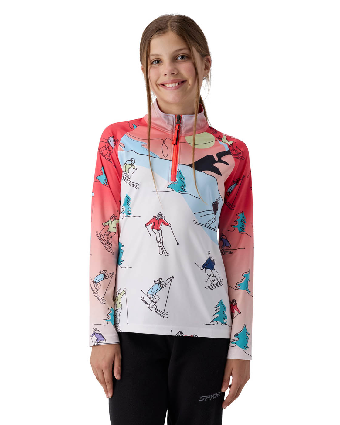 Girl's Surface 1/2 Zip Spyder