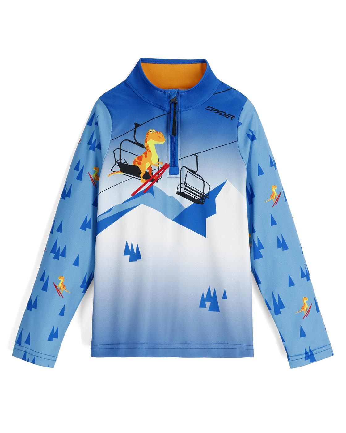 Spyder CLOTHING - Kids - Apparel - Top Spyder *25W* Boy's  International 1/2 Zip