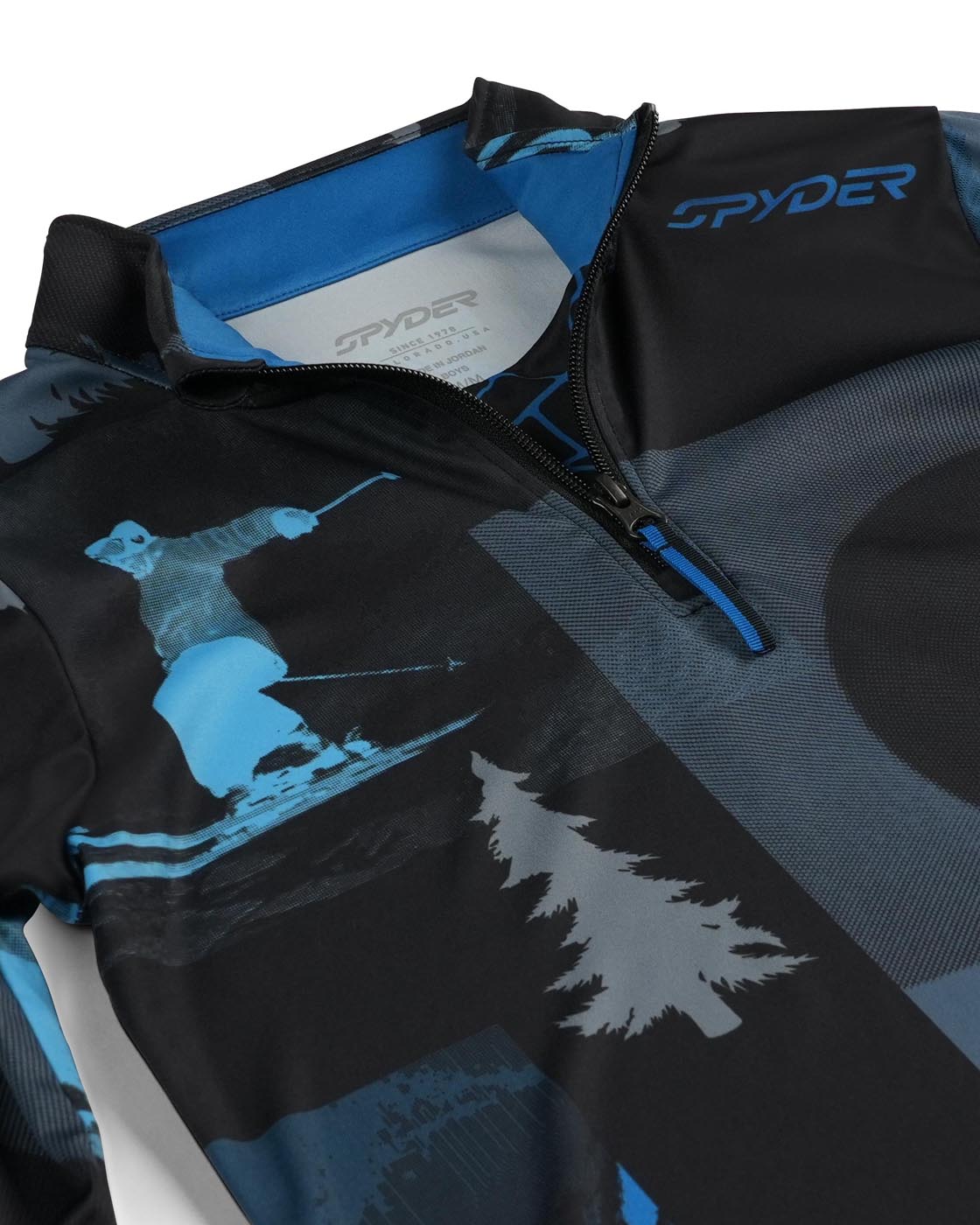 Spyder CLOTHING - Kids - Apparel - Top Spyder *25W* Boy's  Jacobs 1/2 Zip