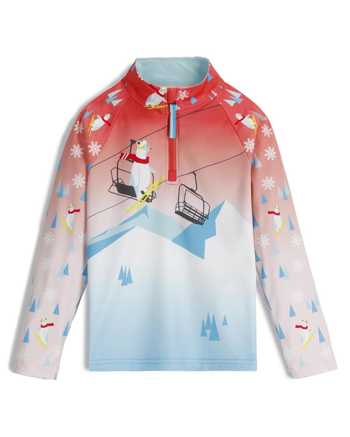 Spyder CLOTHING - Kids - Apparel - Top Spyder *25W* Girl's Reflect 1/2 Zip