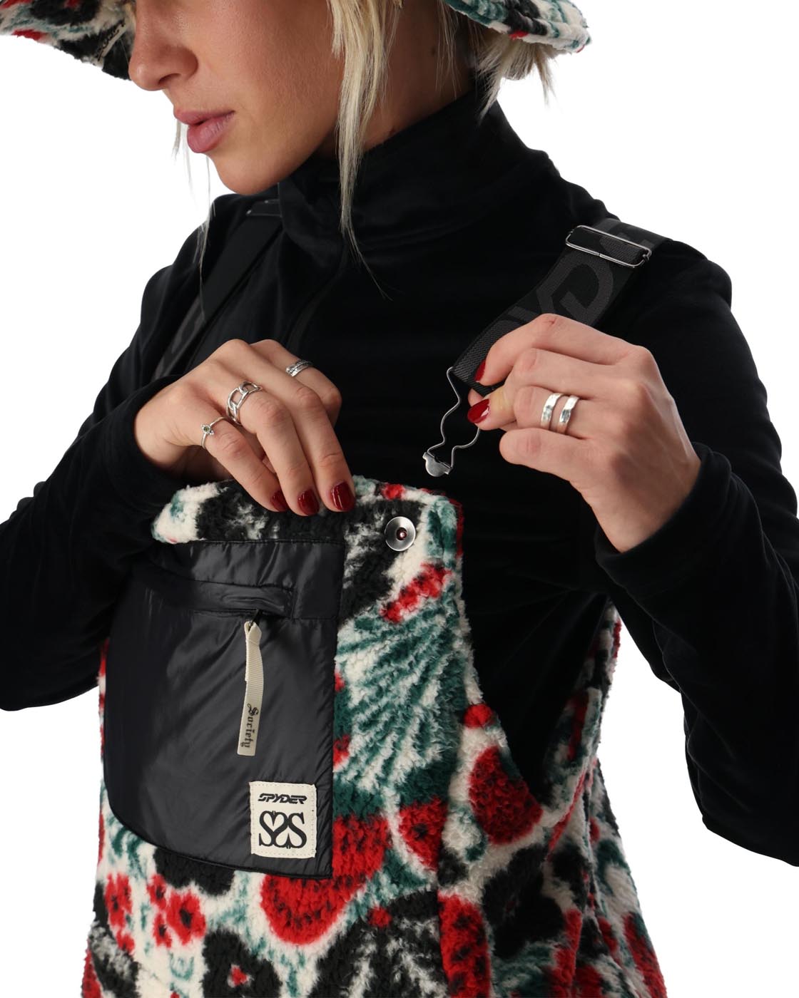 Spyder *25W* Women's Society Fleece Overall Pants Spyder