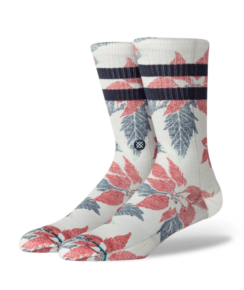 Stance CLOTHING - Socks Stance *26W*  Poinsettia Paradise Crew