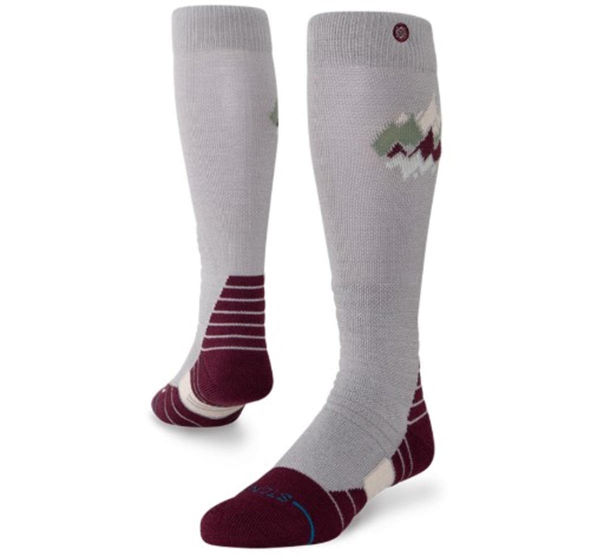 Stance Ski Socks Women's Snow Peaks Mid Wool Snow Socks