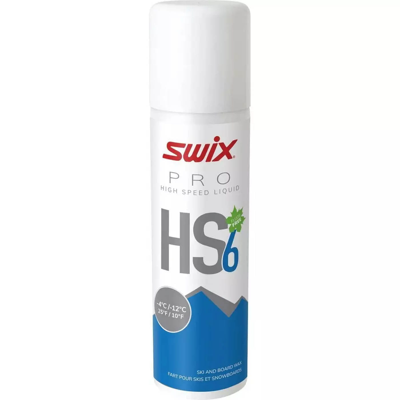 SWIX SKI - Wax& - Tuning Supplies SWIX   HS6 Liquid Blue, -4C/-12C, 125ml