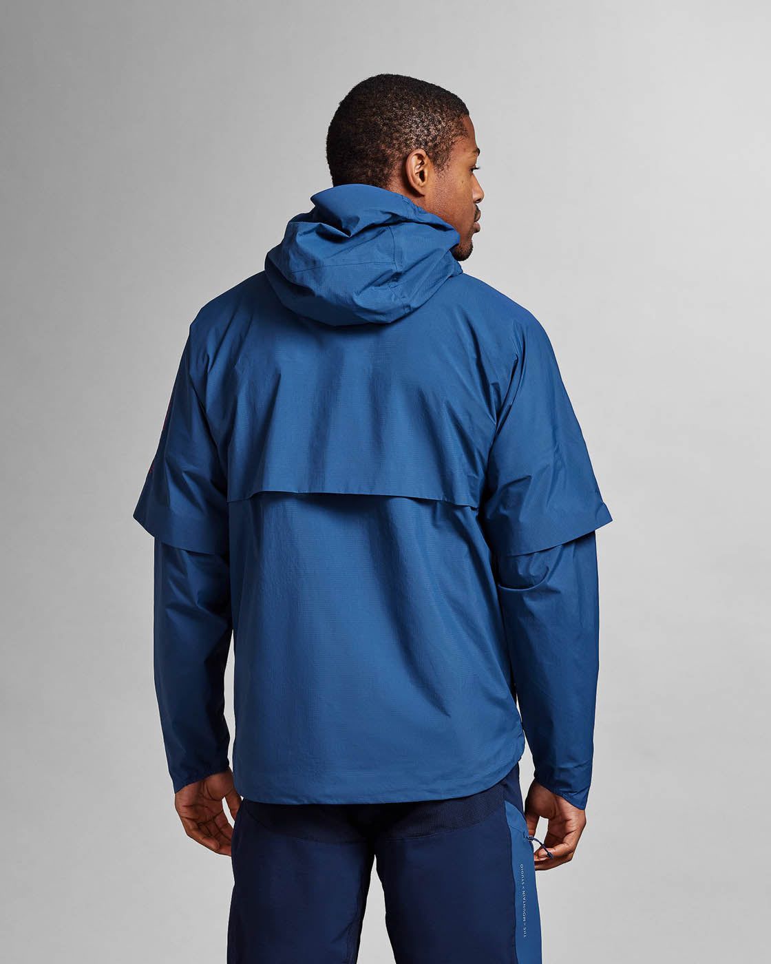 Men's Packable Windbreaker Anorak E-4 The Mountain Studio
