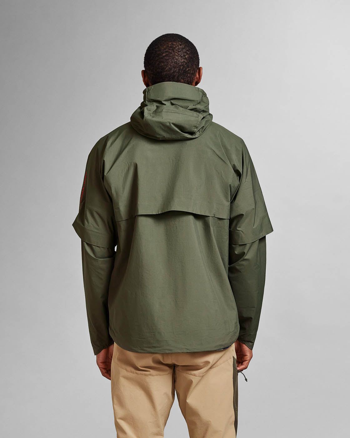 Men's Packable Windbreaker Anorak E-4 The Mountain Studio