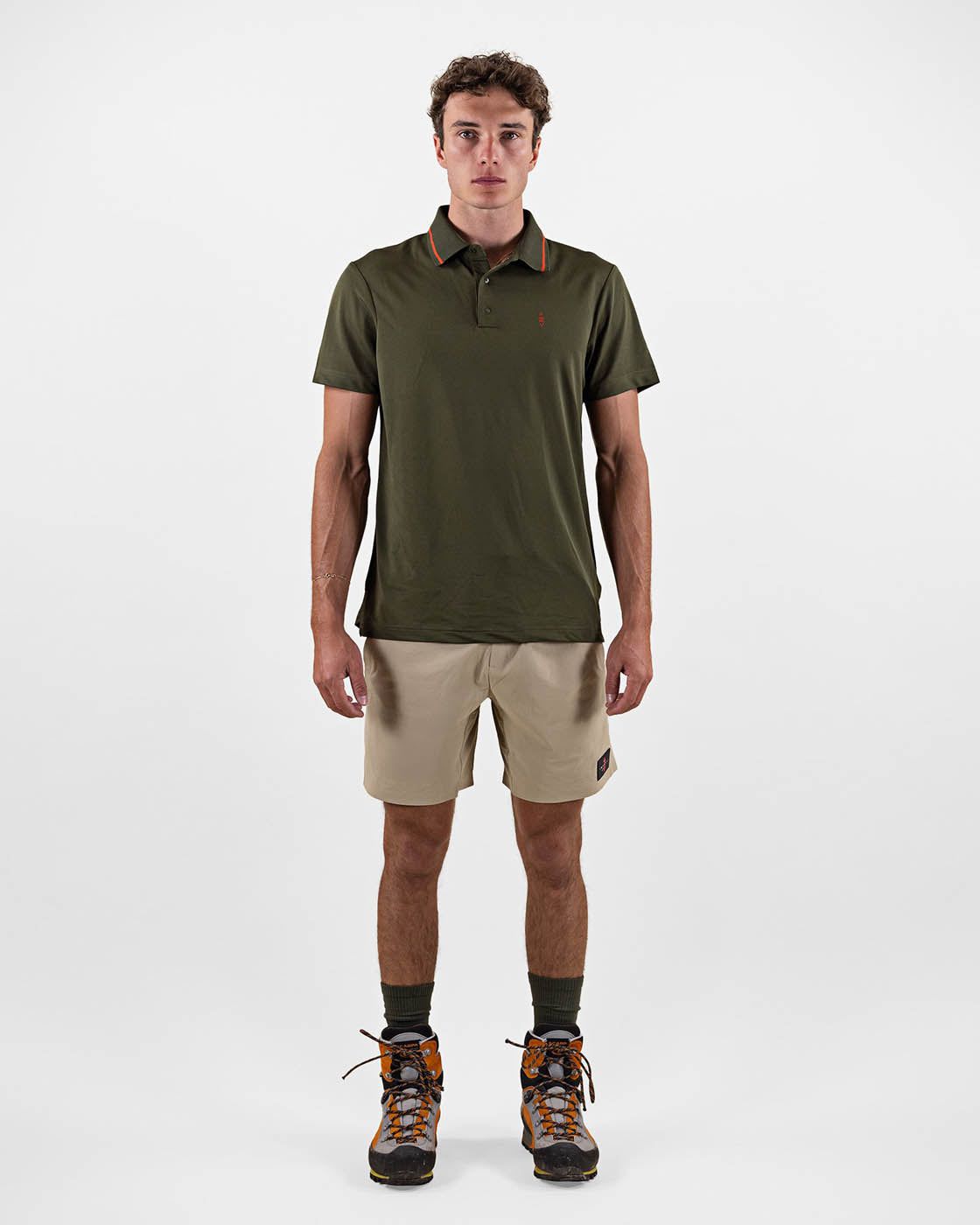 Men's Tech Polo Shirt Q-4 The Mountain Studio
