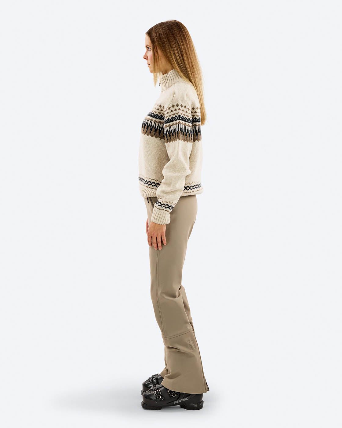 Women's K-7 Ski Lambswool Sweater The Mountain Studio