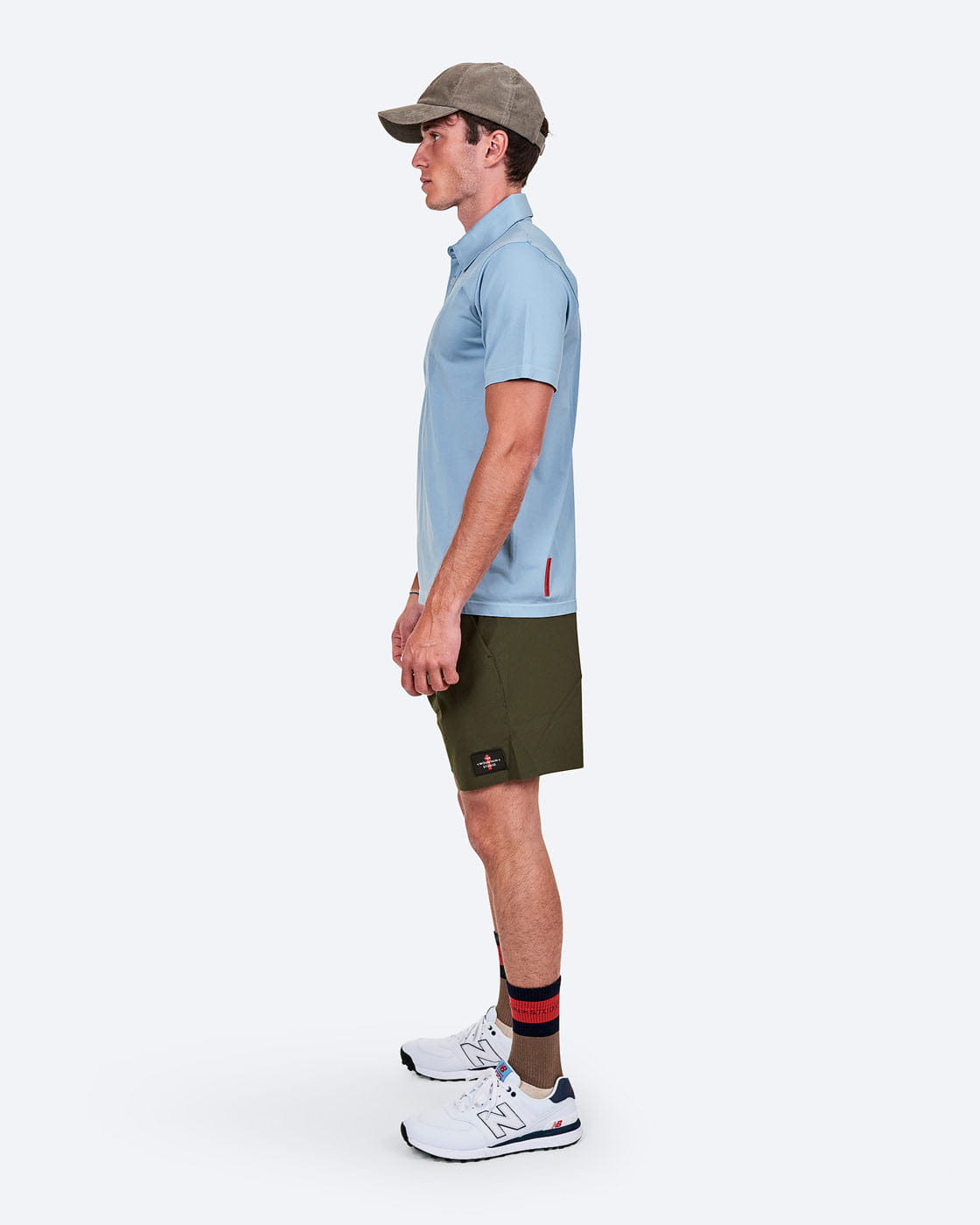 The Mountain Studio CLOTHING - Men - Apparel - Top Mountain Studio *26S*  Two Tone Tech Polo Shirt