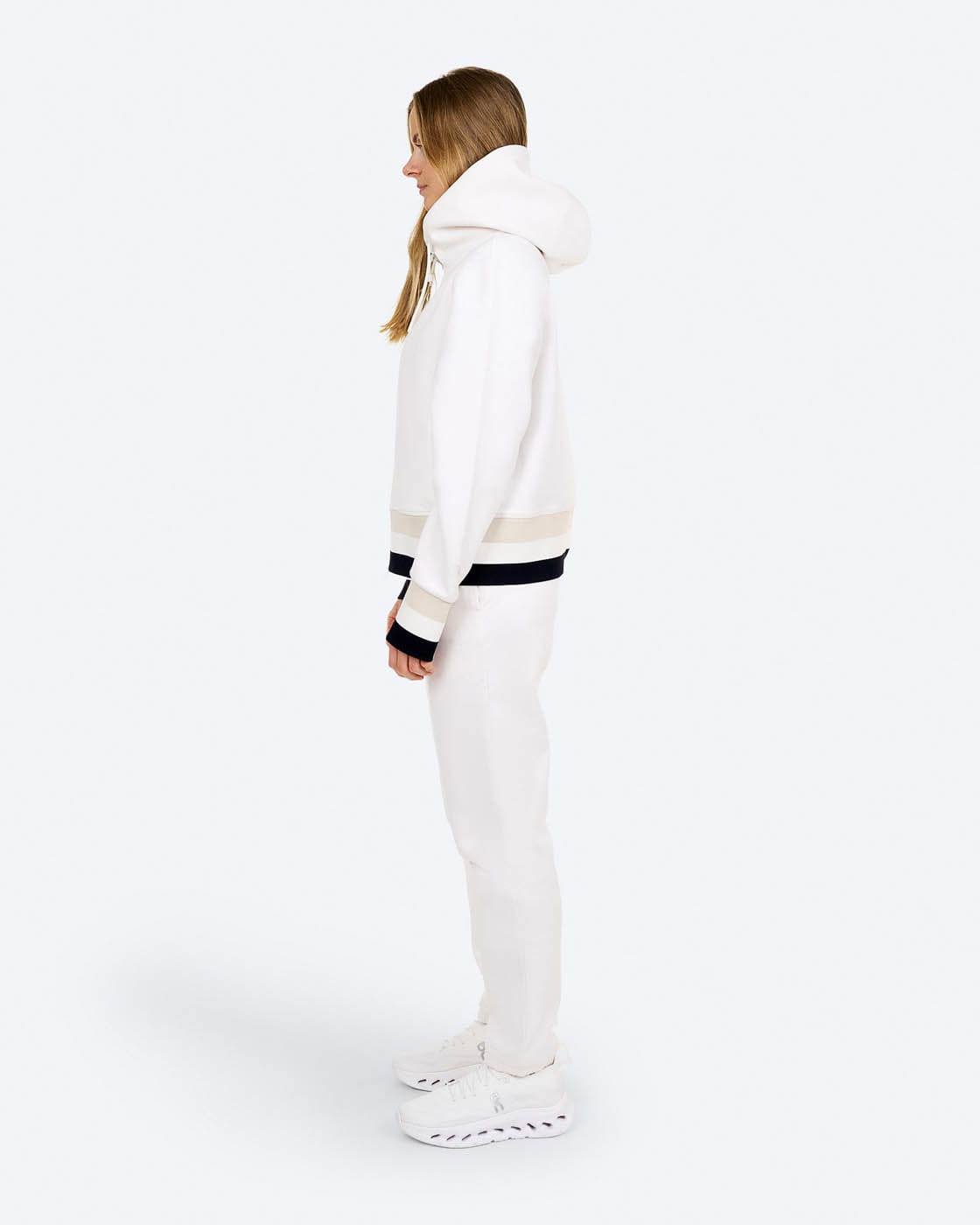 The Mountain Studio CLOTHING - Women - Apparel - Top Mountain Studio *26S*  W. Cotton Tech Zip Hood