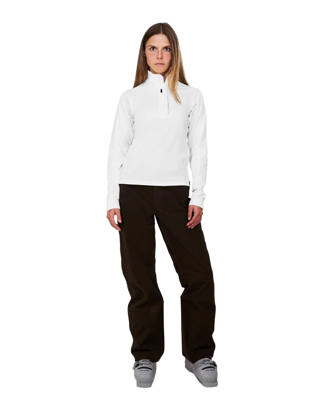 The Mountain Studio CLOTHING - Women - Apparel - Top TMS *26W*  W. Light Tech Fleece Half Zip