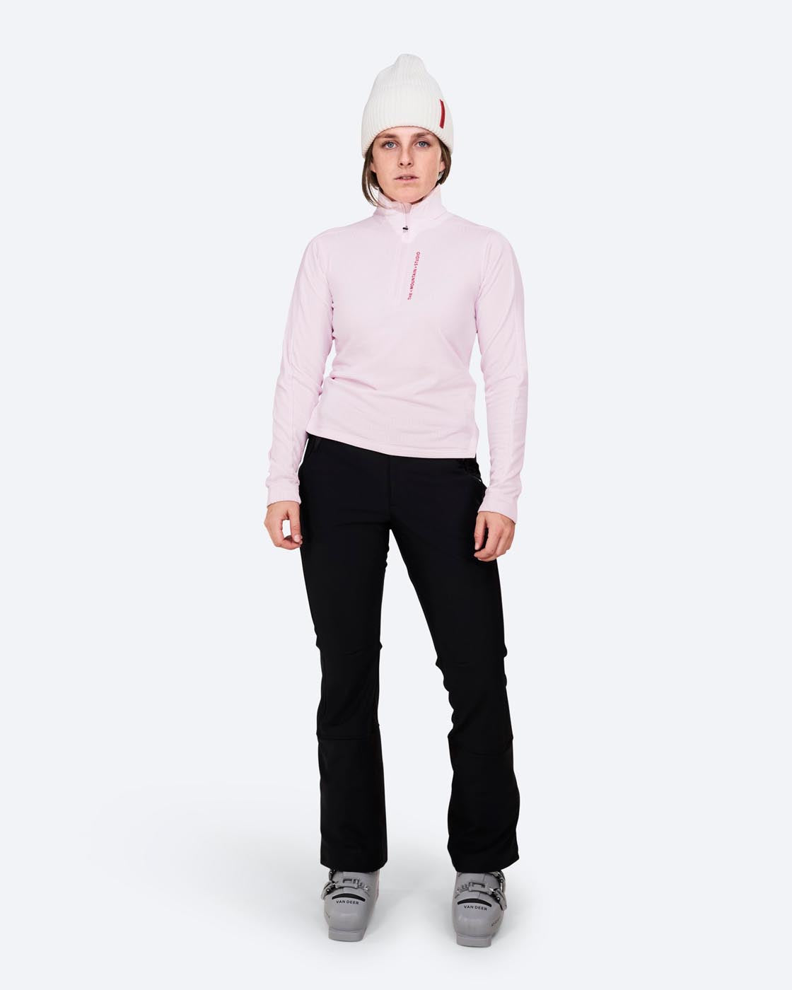 The Mountain Studio CLOTHING - Women - Apparel - Top TMS *26W*  W. Light Tech Fleece Half Zip