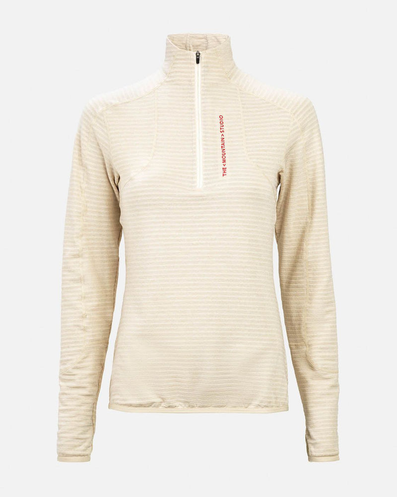 Women's Light Tech Fleece Half Zip The Mountain Studio