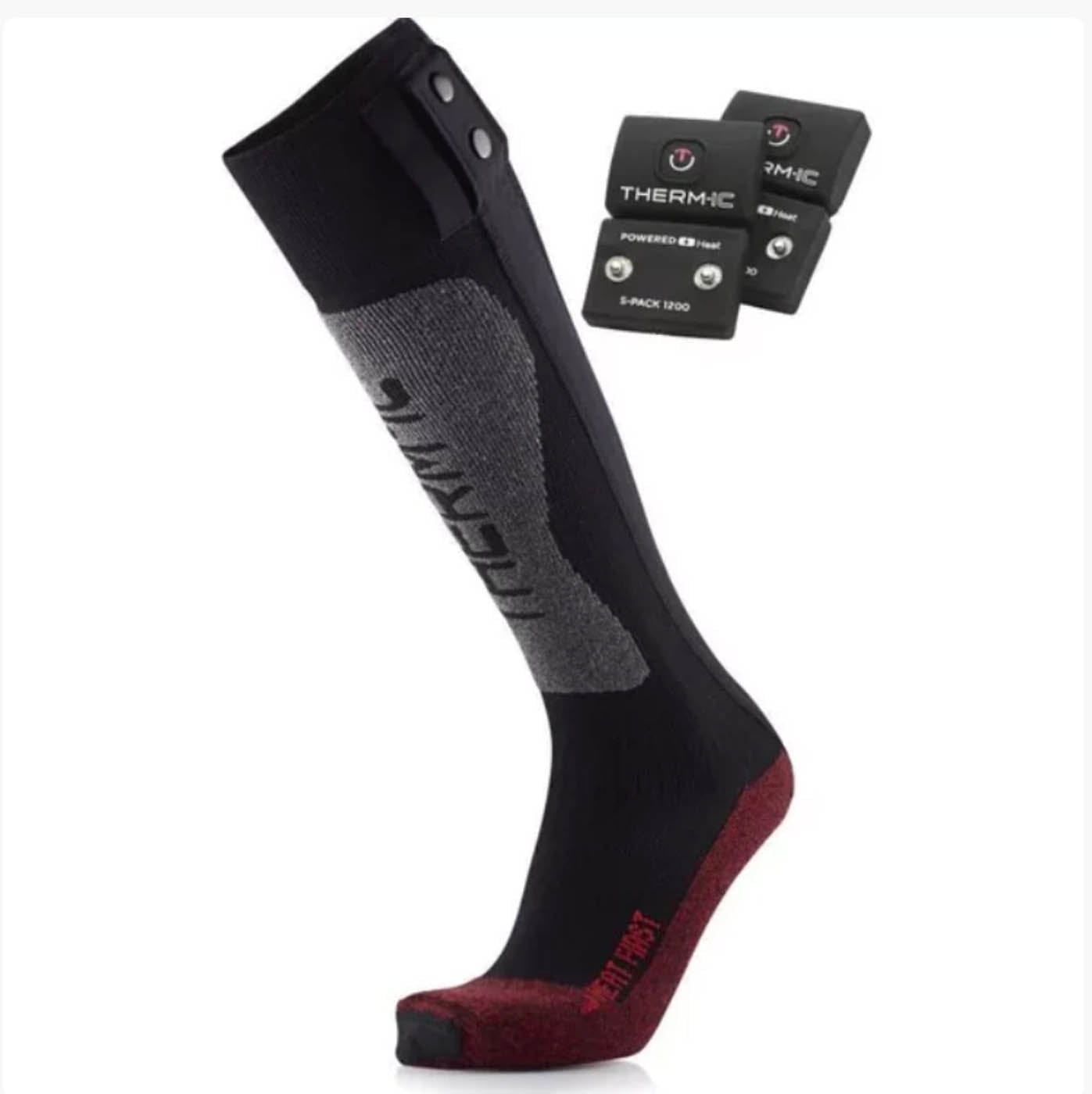 Thermic Ski Socks Unisex Heat First + S-1200 Powersocks Set