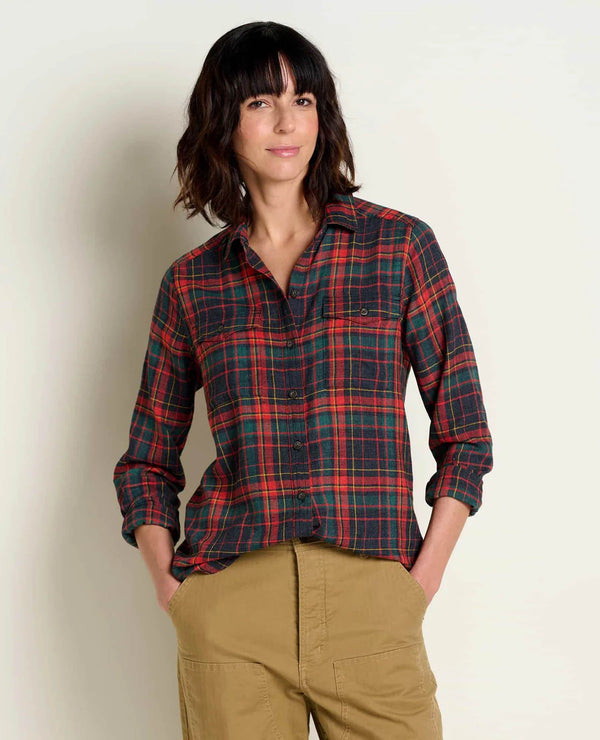 TOAD CLOTHING - Women - Apparel - Top Toad & Co *23W*  Re-Form Flannel LS Shirt