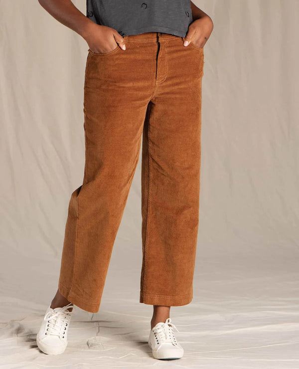 TOAD CLOTHING - Women - Apparel - Pant Toad & Co *23W*  W'S Karuna Cord Wide Leg Pant