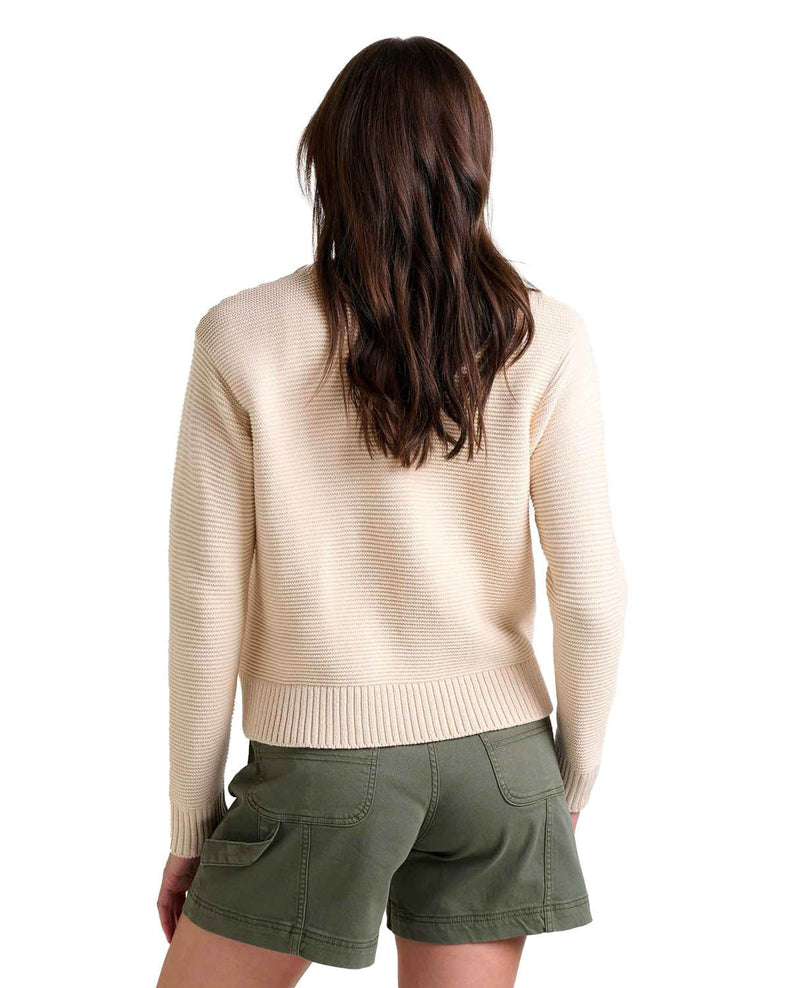 Women's Bianca Crew Cardigan Embroidered TOAD